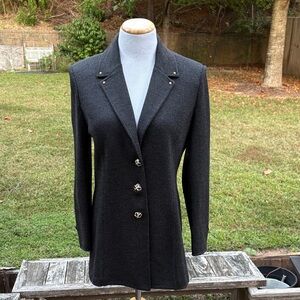 St. John Collection Dark Grey Blazer